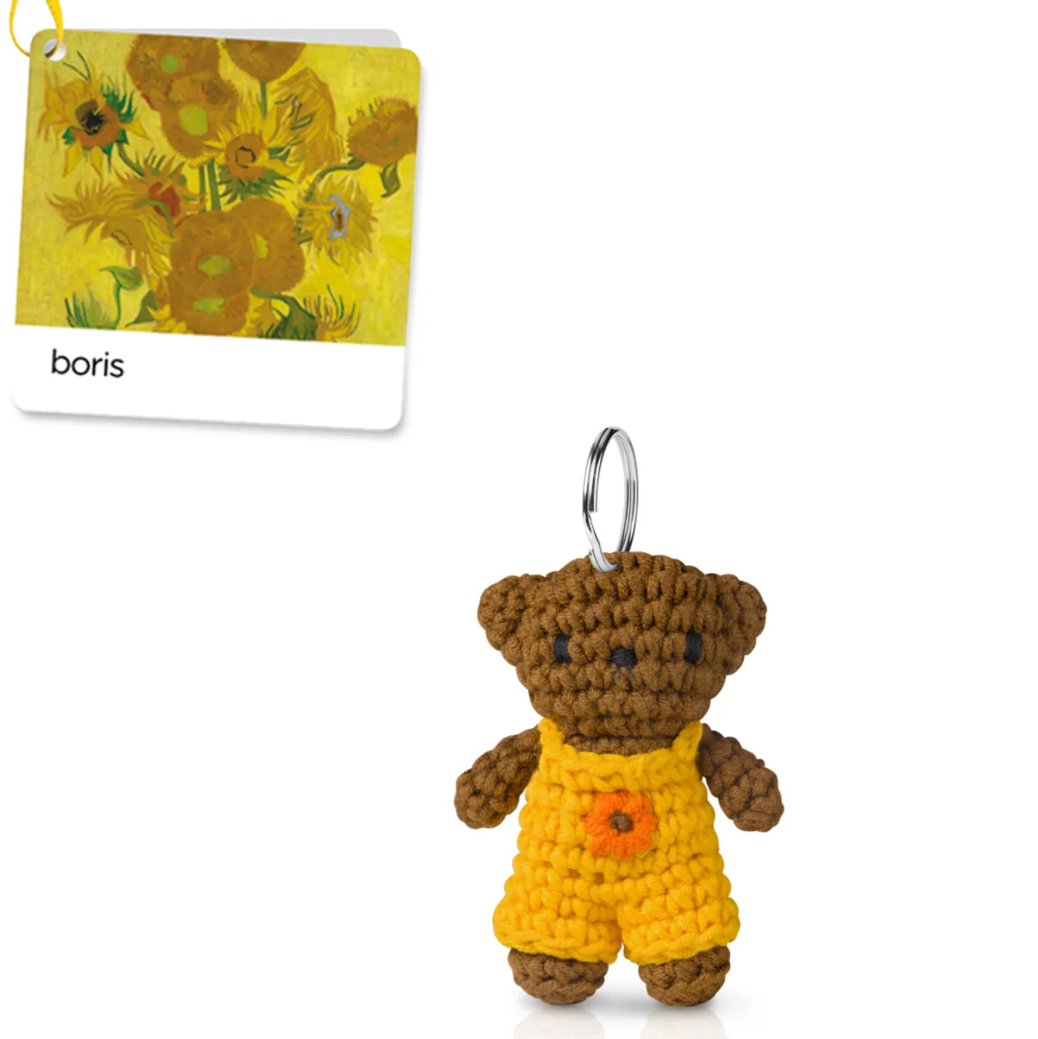 Boris Key Charm | Sunflowers