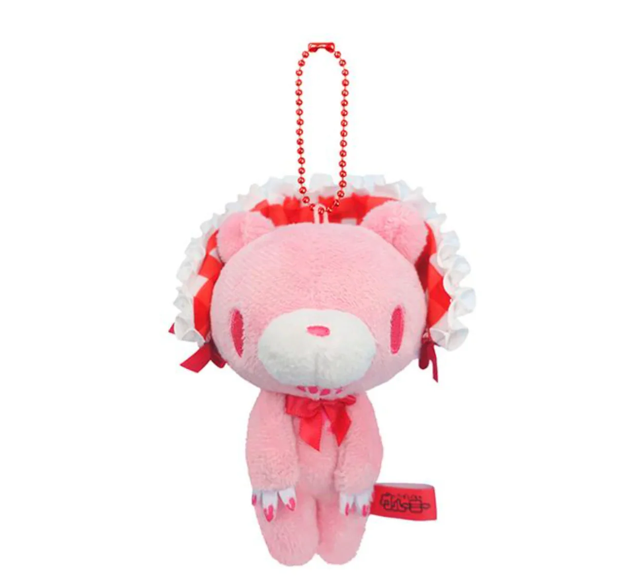 Classical Bonnet Gloomy Bear Keychain | Pink