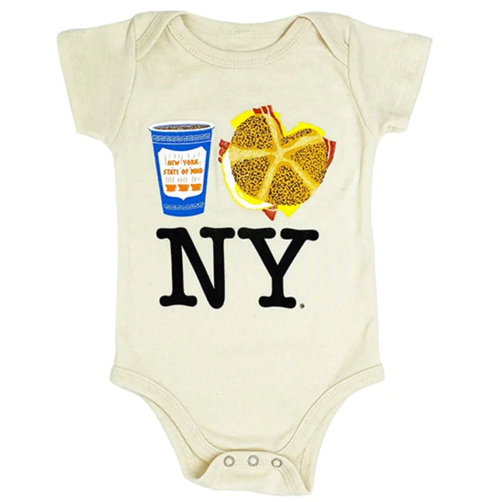 Coffee Bacon Egg Cheese NY Onesie