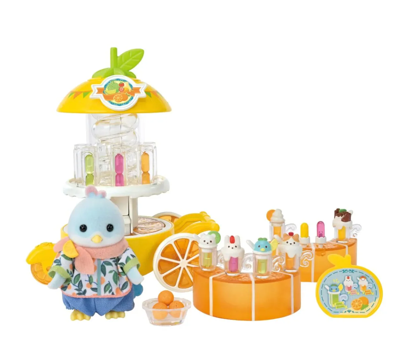 Epoch Sylvanian Families Citrus Bird Juice Shop - Image 3