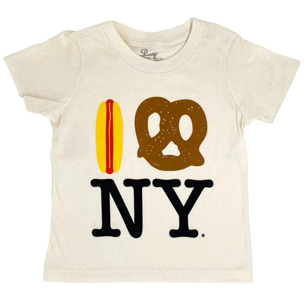 Hot Dog Pretzel NY Tee