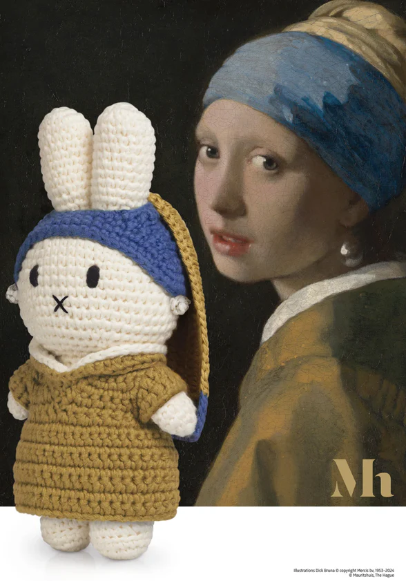 Miffy in Girl with a Pearl Earring dress - Image 2