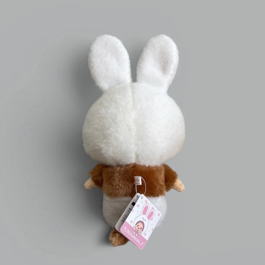 Monchhichi in Plushie Rabbit Suit | White - Image 2