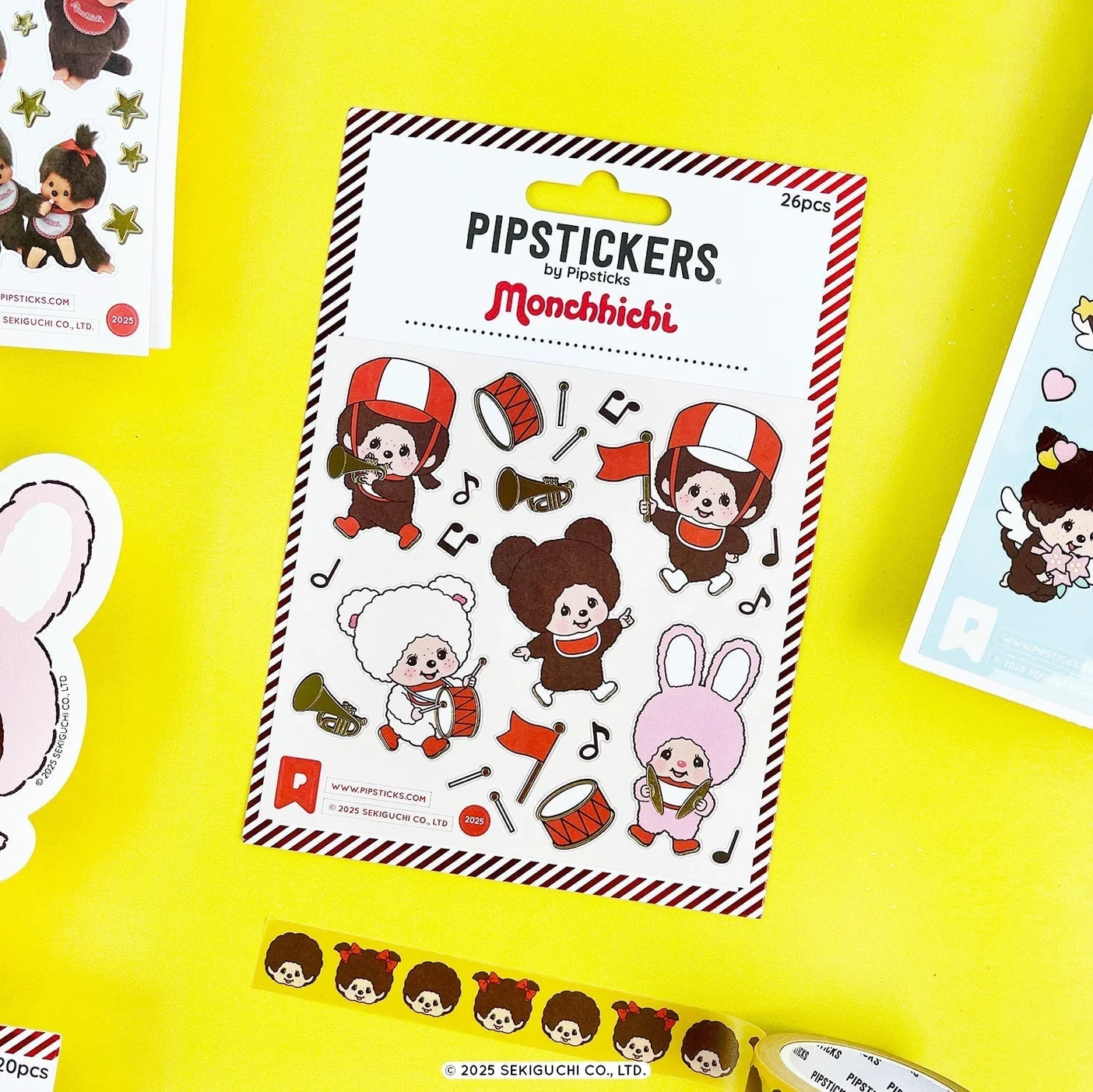 Monchhichi Marching Band Stickers - Image 2