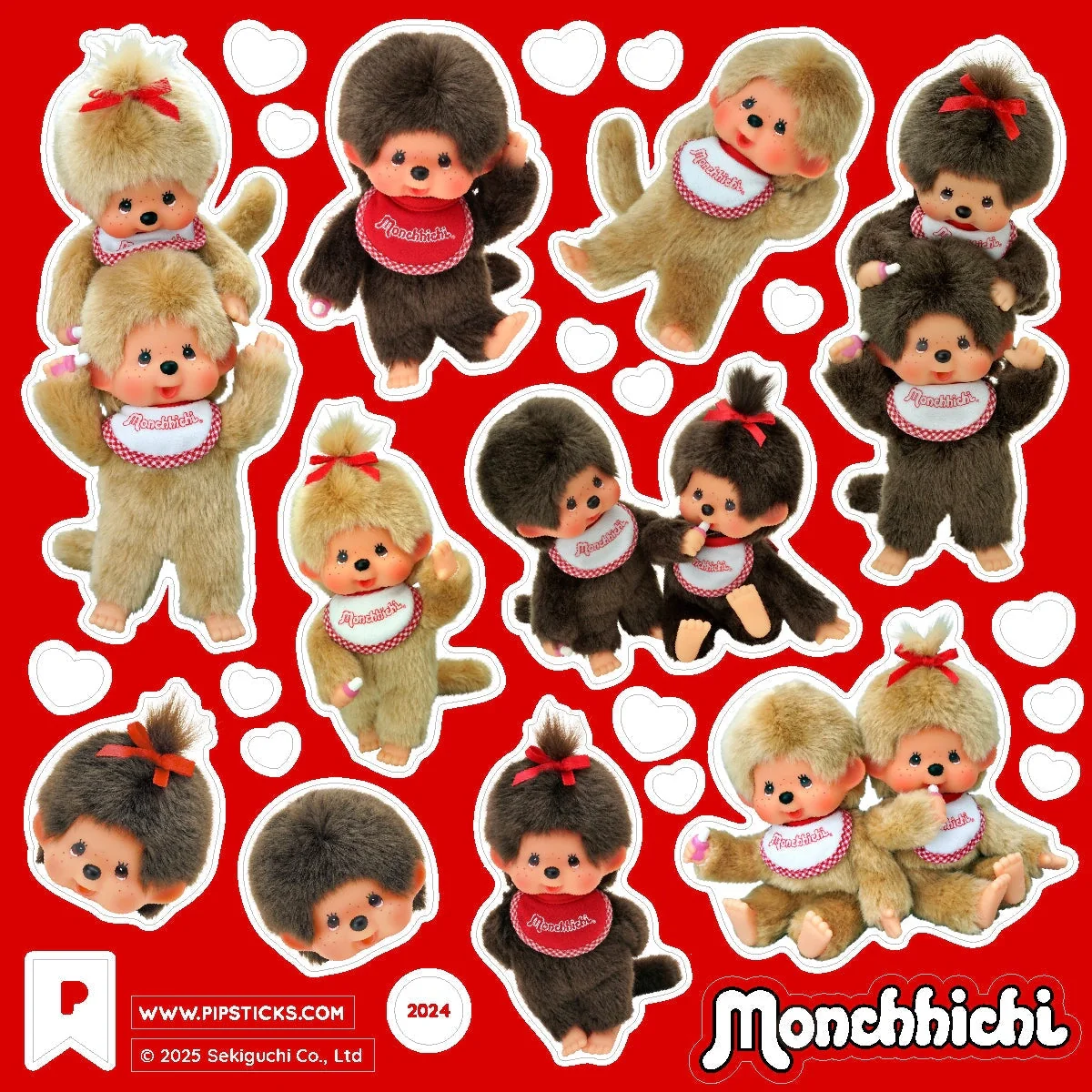 Monchhichi Mix & Match Stickers - Image 2