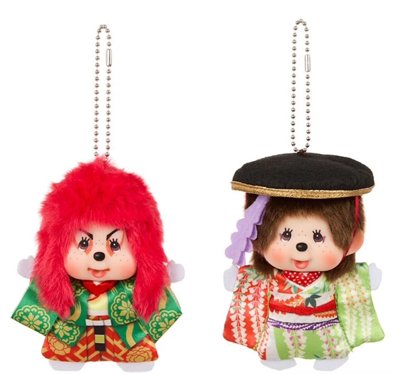 Monchhichi x Kabuki & Renjishi Fujimusume Bag Charm