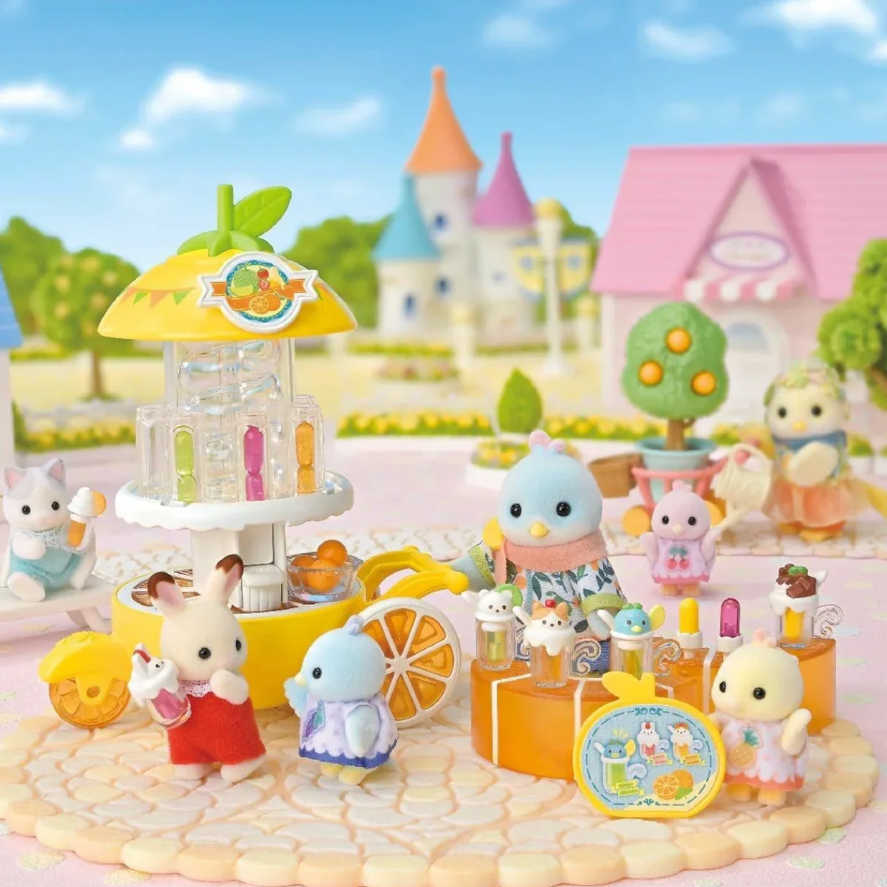 Epoch Sylvanian Families Citrus Bird Juice Shop - Image 2