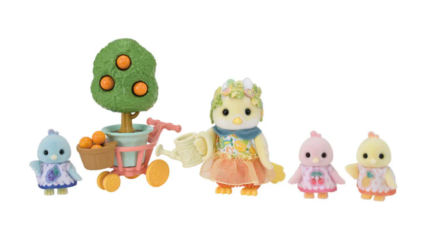 Sylvanian Families Citrus Bird Family Set - Image 3